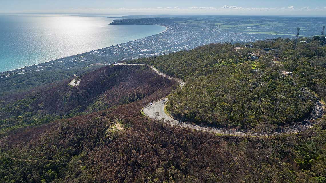 The Mornington Peninsula scenic walking track