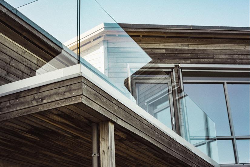 House balcony, taken from below